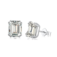 [Luckin Jewelry]Dazzling Square Shape Earrings