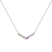 [Luckin Jewelry]Dazzling Rainbow Necklace