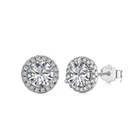 [Luckin Jewelry]Classic Princess Round Shape Earrings