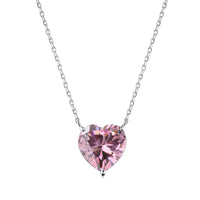[Luckin Jewelry]6.0 carat Radiant Heart Shape Necklace