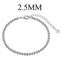 [Luckin Jewelry]Dazzling Sparkling Round Cut Daily Bracelet
