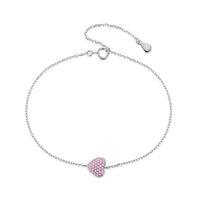 [Luckin Jewelry]Heart-Shaped Gentle and Versatile Bracelet