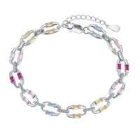 [Luckin Jewelry]Dazzling Colorful Daily Bracelet