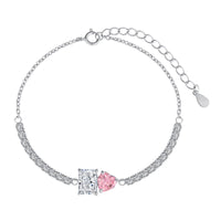 [Luckin Jewelry]Dazzling Unique Multi Shape Lover Bracelet