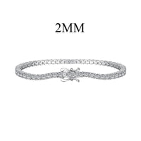 [Luckin Jewelry]Dazzling Exquisite Round Cut Daily Bracelet