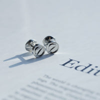 [Luckin Jewelry]LOVE EARRINGS SILVER 10MM
