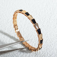 [Luckin Jewelry]SERPENTI BRACELET PINK GOLD ONYX