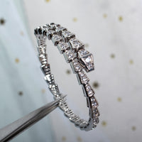 [Luckin Jewelry]SERPENTI BRACELET 6MM SILVER DIAMOND