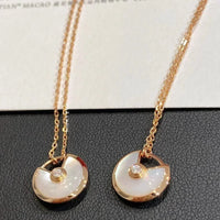 [Luckin Jewelry]AMULETTE ROSE GOLD MOP NECKLACE
