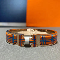 [Luckin Jewelry]H TARTAN BRACELET 12MM
