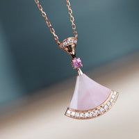 [Luckin Jewelry]DREAM NECKLACE PINK MOP DIAMOND