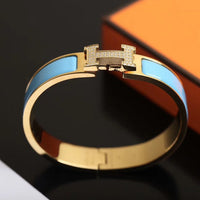 [Luckin Jewelry]H CLOUD BLUE BRACELET GOLD DIAMOND