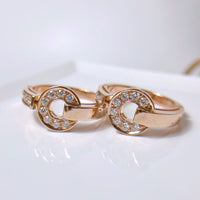 [Luckin Jewelry]DREAM RING DIAMOND PINK GOLD