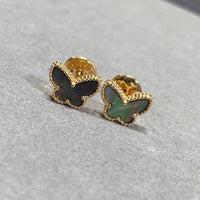 [Luckin Jewelry]BUTTERFLY DARK MOP  EARRINGS