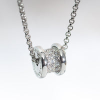 [Luckin Jewelry]ZERO 1 SILVER DIAMOND NECKLACE