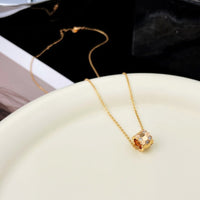 [Luckin Jewelry]BEE MINI PEDANT DIAMOND NECKLACE