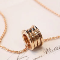 [Luckin Jewelry]ZERO 1 PINK GOLD NECKLACE
