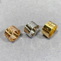 [Luckin Jewelry]LOVE 11MM LARGE RING