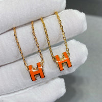[Luckin Jewelry]MINI POP H NECKLACE