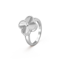 [Luckin Jewelry]CLOVER SILVER RING