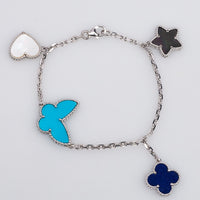 [Luckin Jewelry]LUCKY SPRING SILVER BRACELET 4 MOTIF
