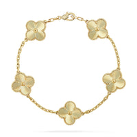 [Luckin Jewelry]CLOVER 5 FLOWERS LASER BRACELET