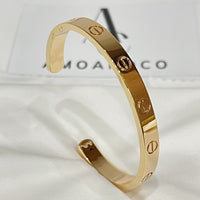 [Luckin Jewelry]LOVE BRACELET 6.1MM OPEN CUFF