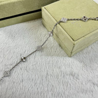 [Luckin Jewelry]CLOVER 6 MOTIF DIAMOND LASER BRACELET