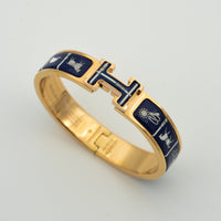 [Luckin Jewelry]H BRACELET BLUE CERAMIC