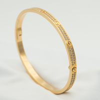 [Luckin Jewelry]LOVE BRACELET 3.65MM DIAMOND-PAVED