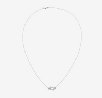 [Luckin Jewelry]FORCE 10 DIAMOND SILVER NECKLACE MINI MODEL