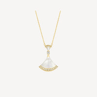 [Luckin Jewelry]DREAM NECKLACE MOP GOLD DIAMOND
