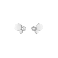 [Luckin Jewelry]BEE LOVE SILVER DIAMOND EARRINGS