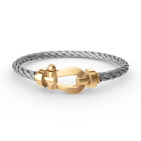 [Luckin Jewelry]FORCE LARGE HORSESHOE NO DIAMOND BRACELET GOLD
