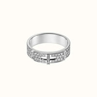 [Luckin Jewelry]KELLY SILVER DIAMOND RING