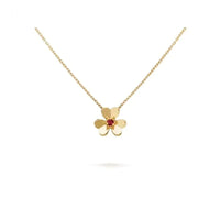 [Luckin Jewelry]FRIVOLE GOLD FLOWER NECKLACE